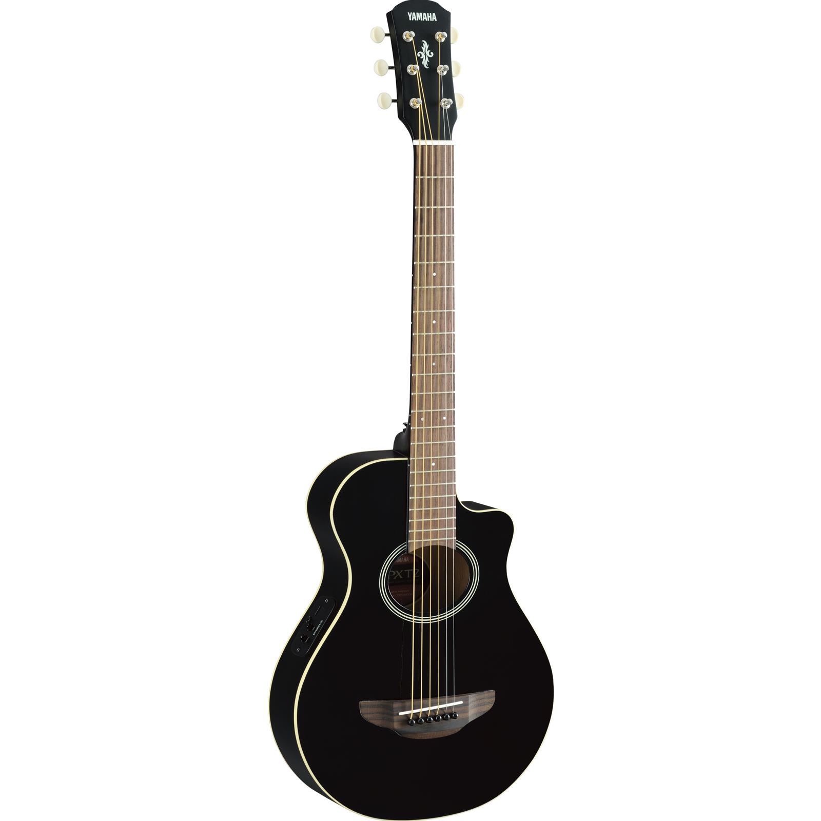 Yamaha 3/4 acoustic-electric guitar, gig bag, Black